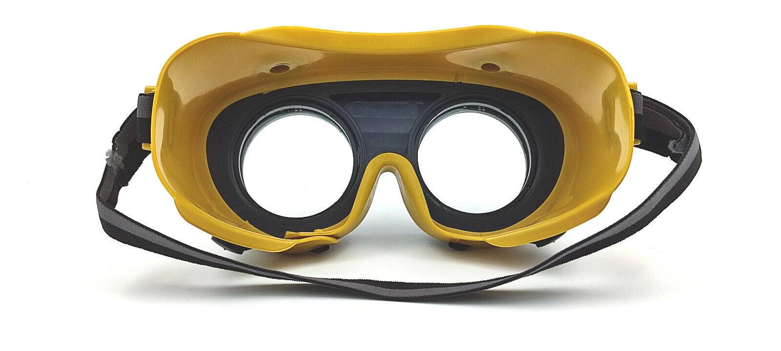 Vollschutzbrille mit Klapprahmen für Ø 50 mm Gläser belüftet-4