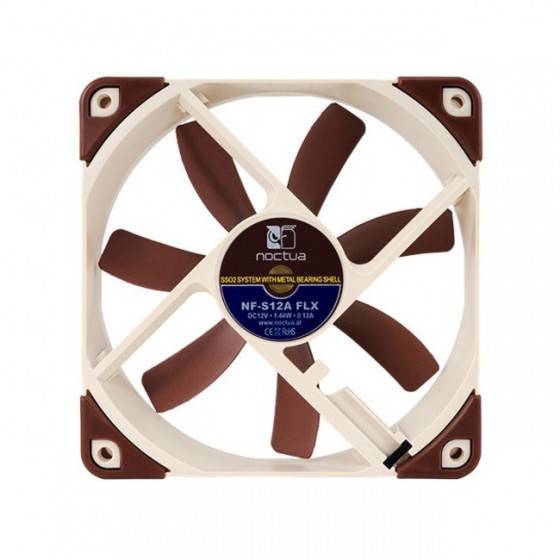 Noctua NF-S12A FLX - Gehäuselüfter - 120 mm-5