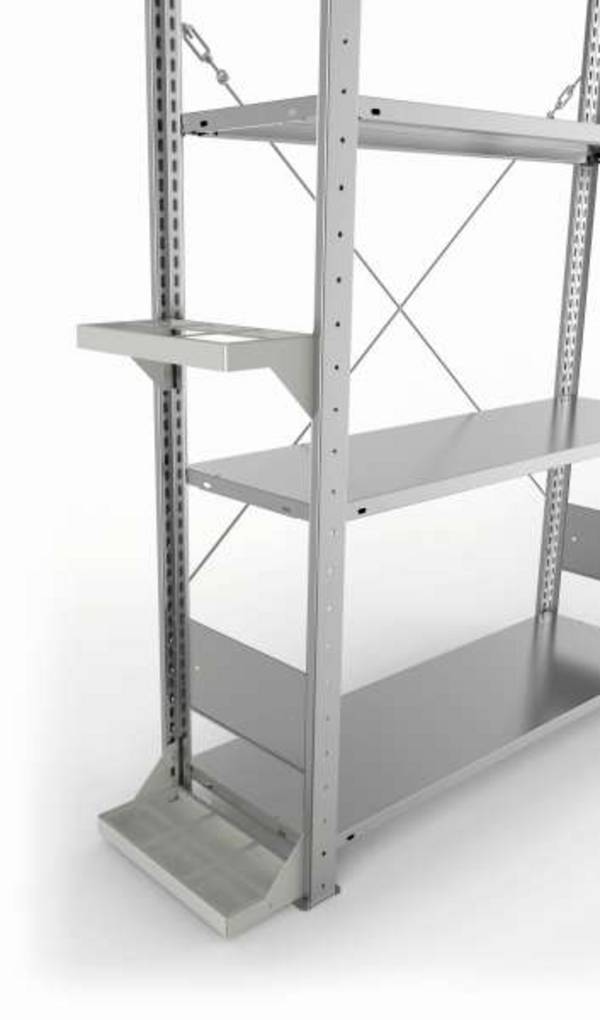 CLIP Gewindestangenhalter 400 x 150 mm RAL 7035 kpl.