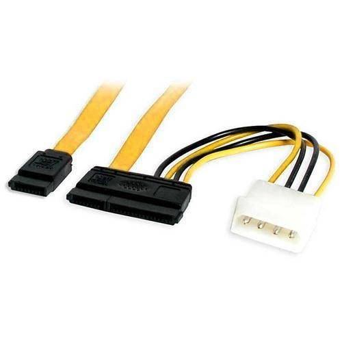 Stromkabel SATA 2in1 Datensignal + Stromadapter 0,5m-1