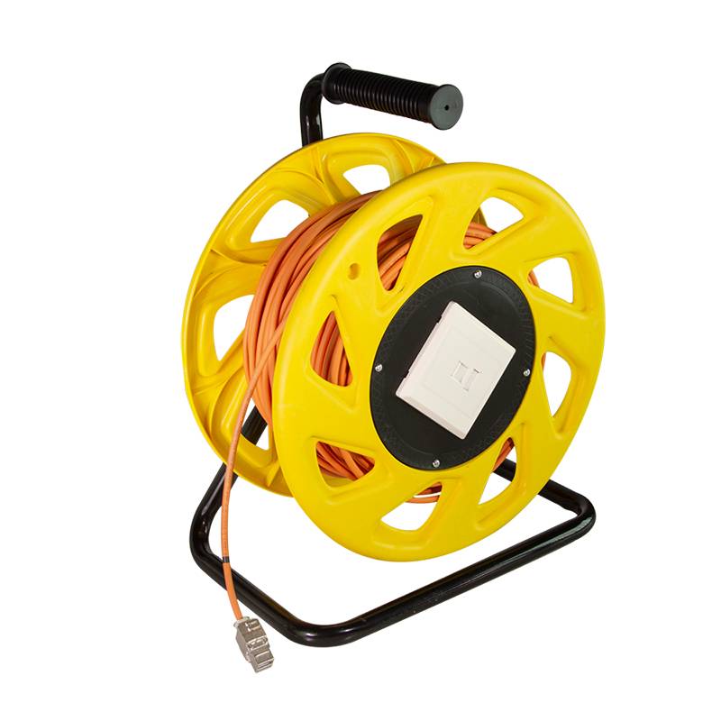 LogiLink RJ45 Netzwerk Kabeltrommel CAT 6a S/FTP 60.00 m Orange Halogenfrei-5