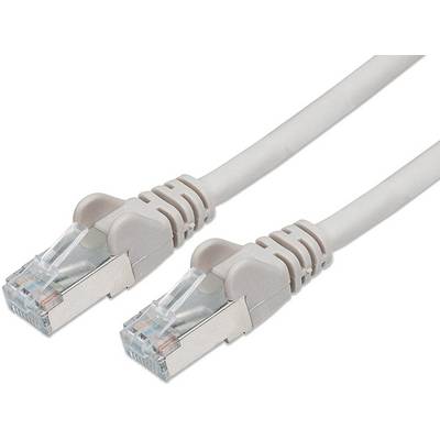 Intellinet Network Patch Cable, Cat6, 2m, Grey, Copper, S/FTP, LSOH / LSZH, PVC, RJ45, Gold Plated Contacts, Snagless, B-8