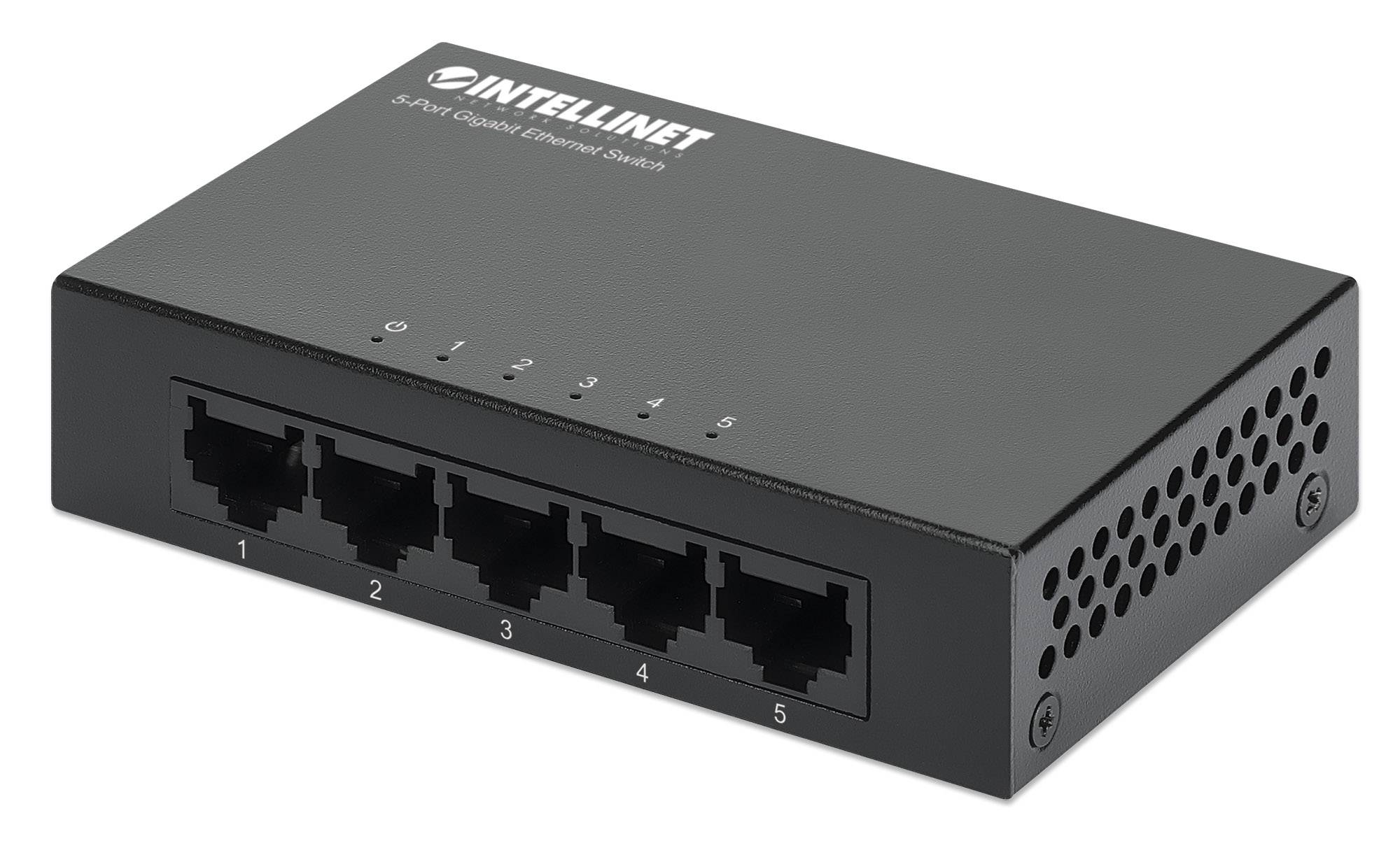 Intellinet 5-Port Gigabit Ethernet Switch, Metal, Box-8