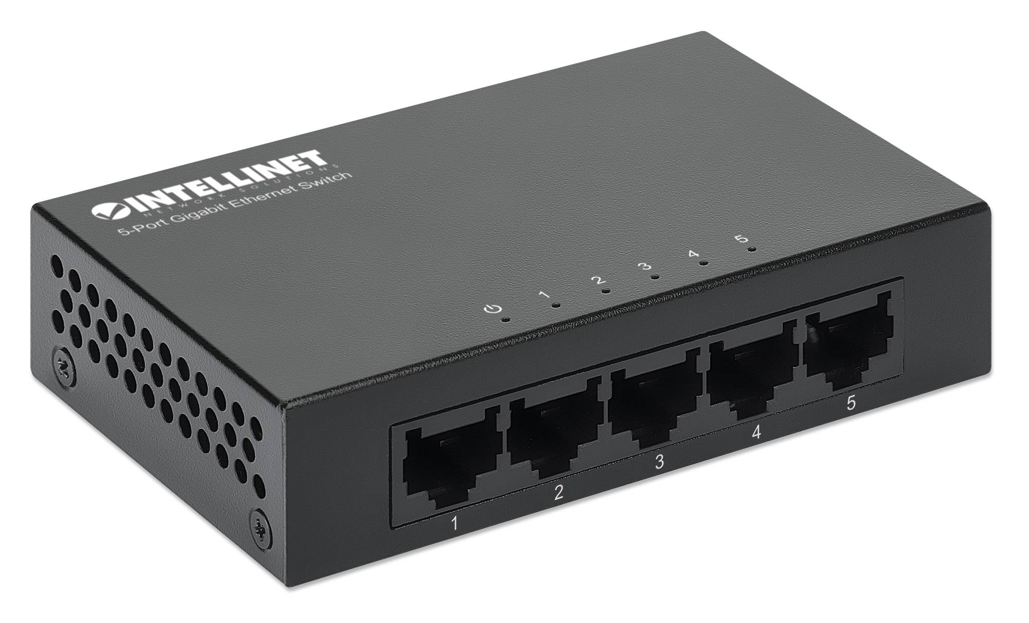 Intellinet 5-Port Gigabit Ethernet Switch, Metal, Box-9