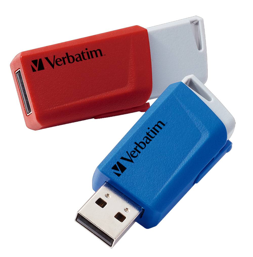Verbatim Store 'n' Click - USB-Flash-Laufwerk - 32 GB - USB 3.2 Gen 1 - Blau, Ro-5