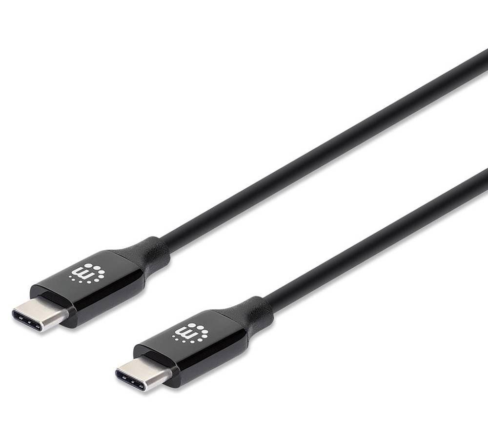 Manhattan USB-C to USB-C Cable, 5m, Active, Male to Male, Black, 10 Gbps (USB 3.-5