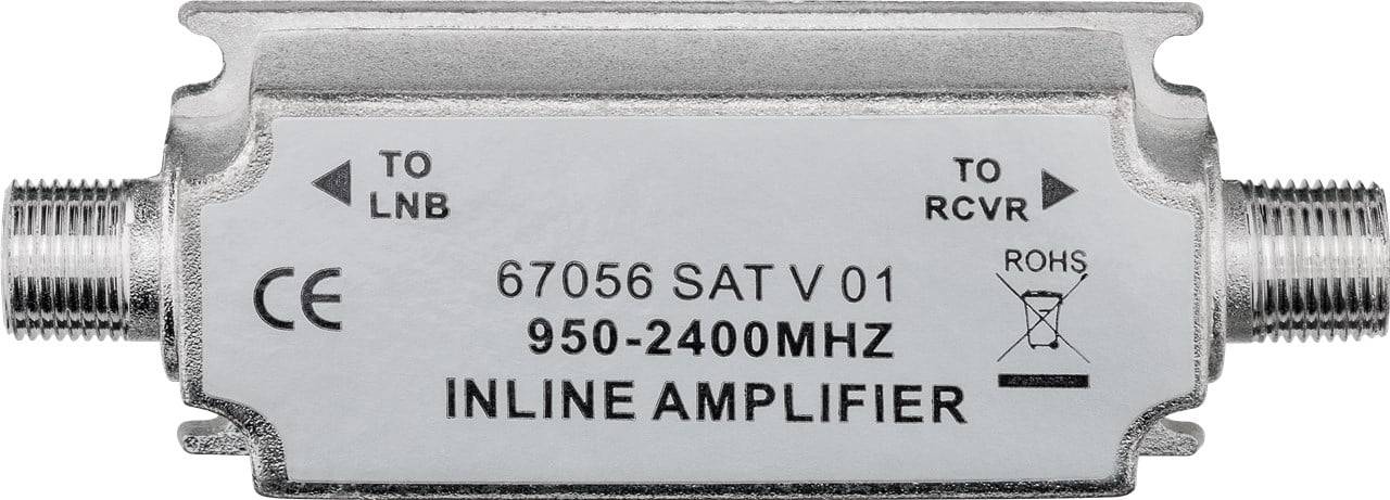 Goobay SAT-Antennenverstärker 950 MHz - 2400 MHz - Strecken-Nahverstärker zur Anhebung von Signalen-3