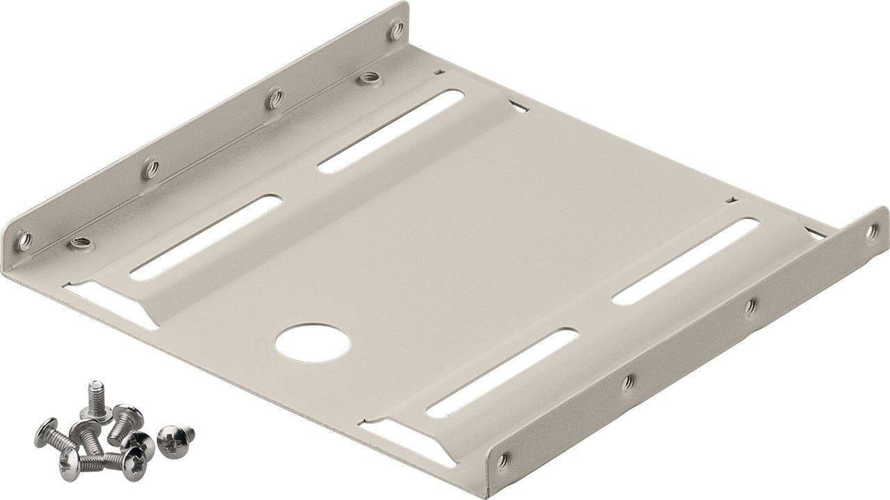 Goobay 2,5" Festplatten-Einbaurahmen auf 3,5" - 1-fach geeignet für die Installation einer 2,5" Festplatte in einen 3,5"-2