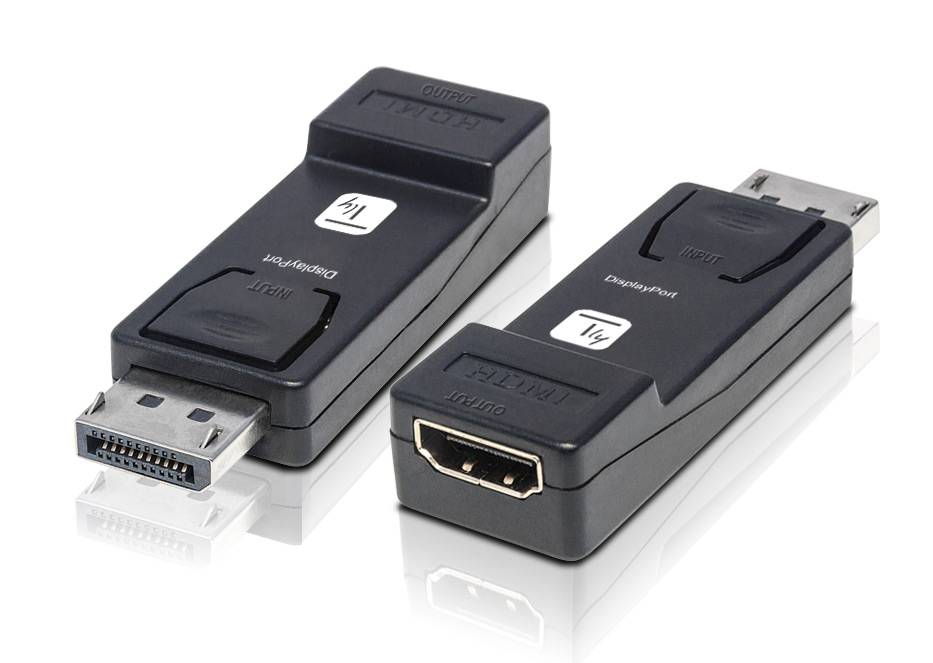 TECHly - Videoadapter - DisplayPort männlich eingerastet zu HDMI weiblich-4