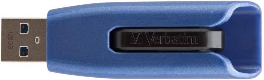 Verbatim Store 'n' Go V3 MAX - USB-Flash-Laufwerk - 128 GB - USB 3.0 - Blau/Schw-5