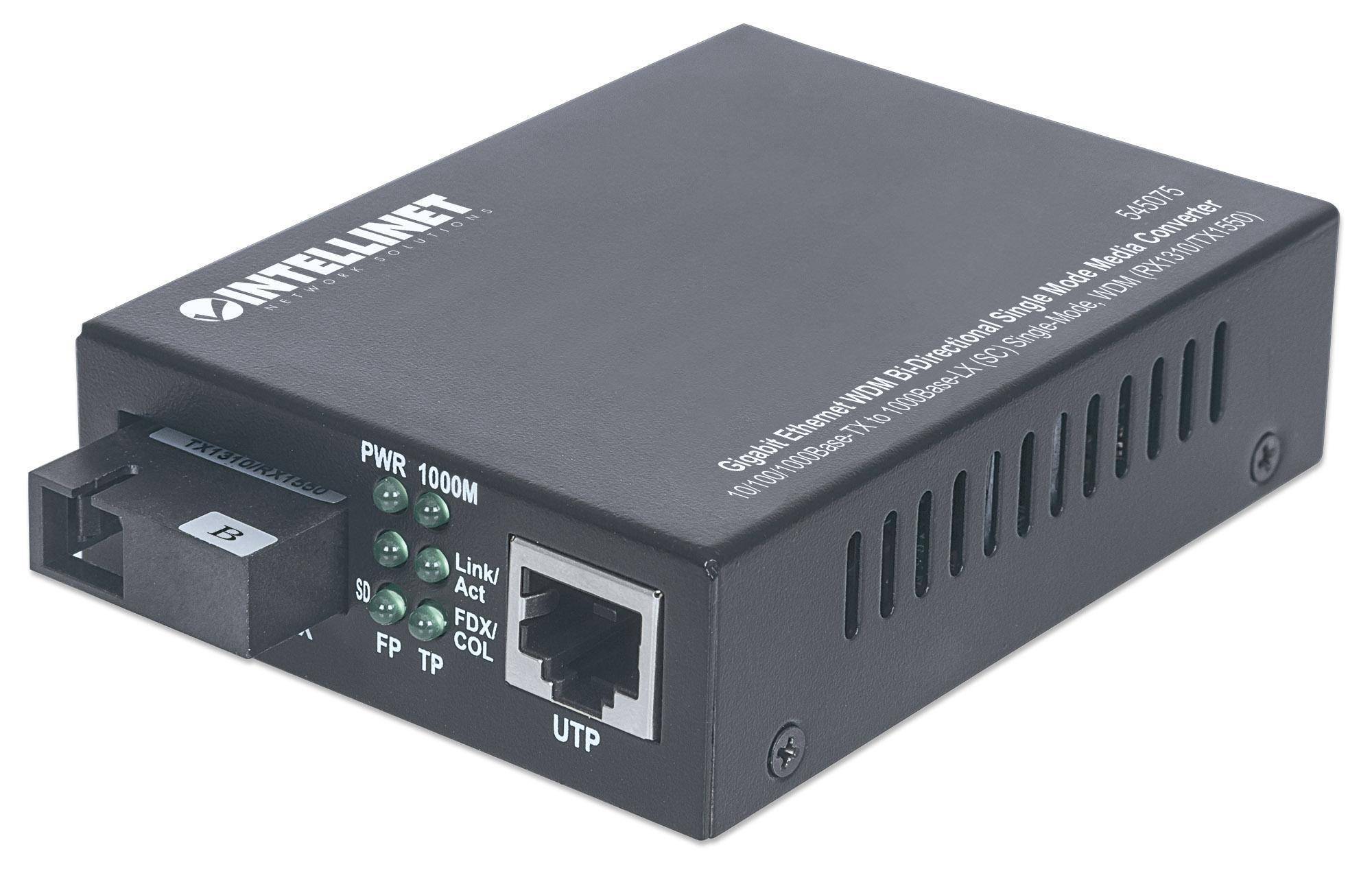 Intellinet 545075 SC Duplex Netzwerk-Medienkonverter 1 GBit/s-4