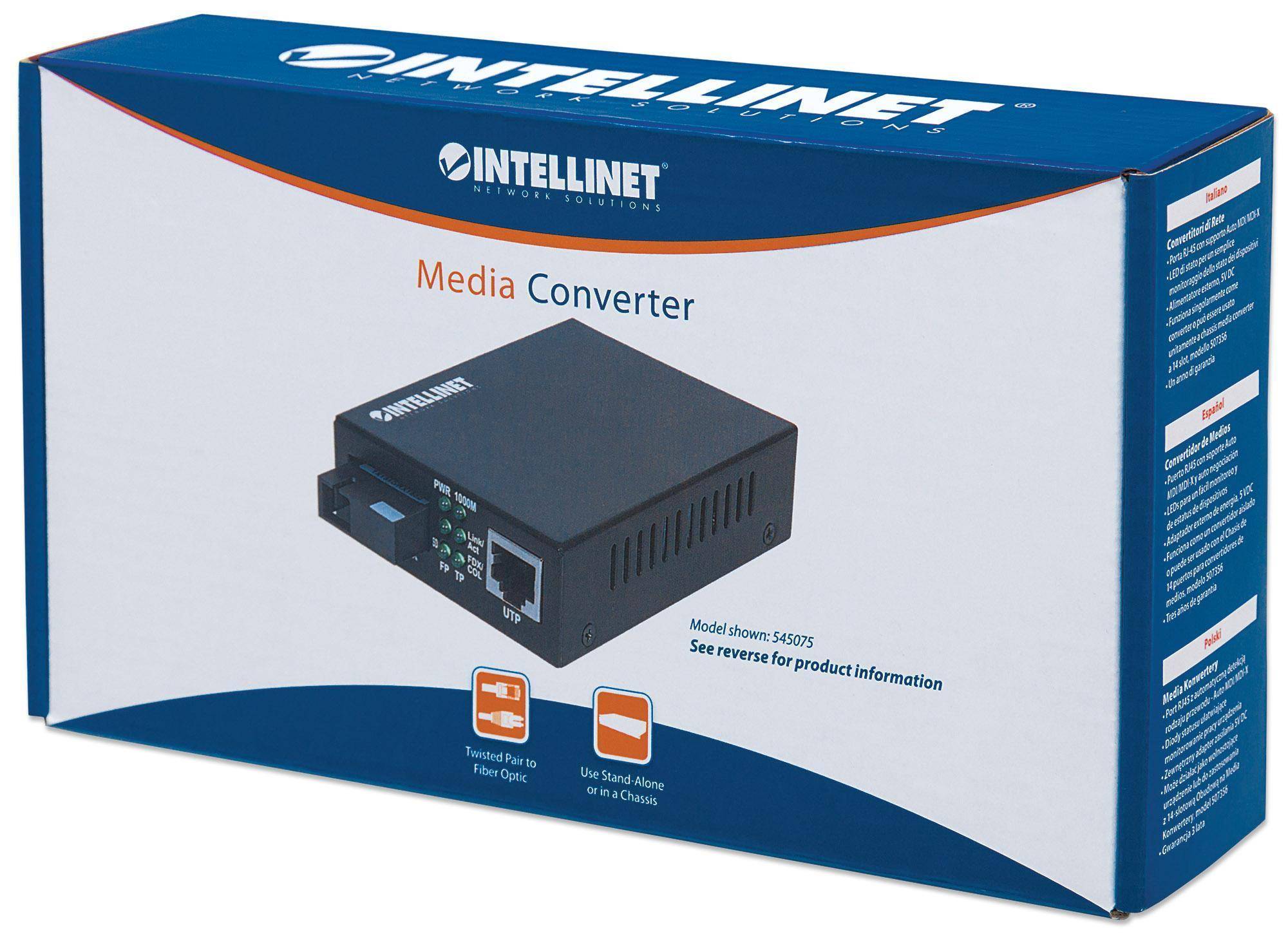 Intellinet 545075 SC Duplex Netzwerk-Medienkonverter 1 GBit/s-5