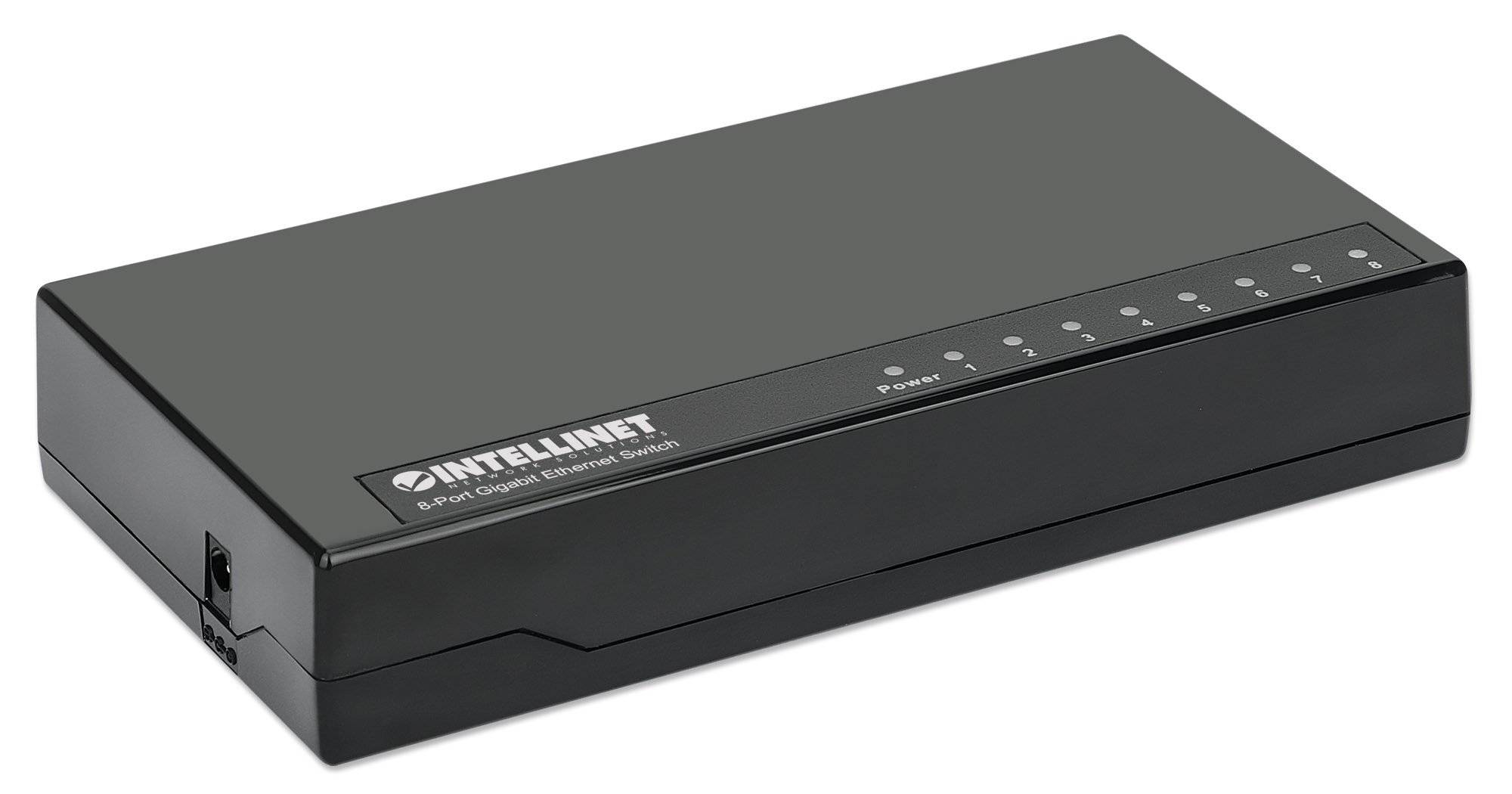 Intellinet 8-Port Gigabit Ethernet Switch Desktop-Format Kunststoffgehäuse IEEE 802.3az 1 Gbps-5