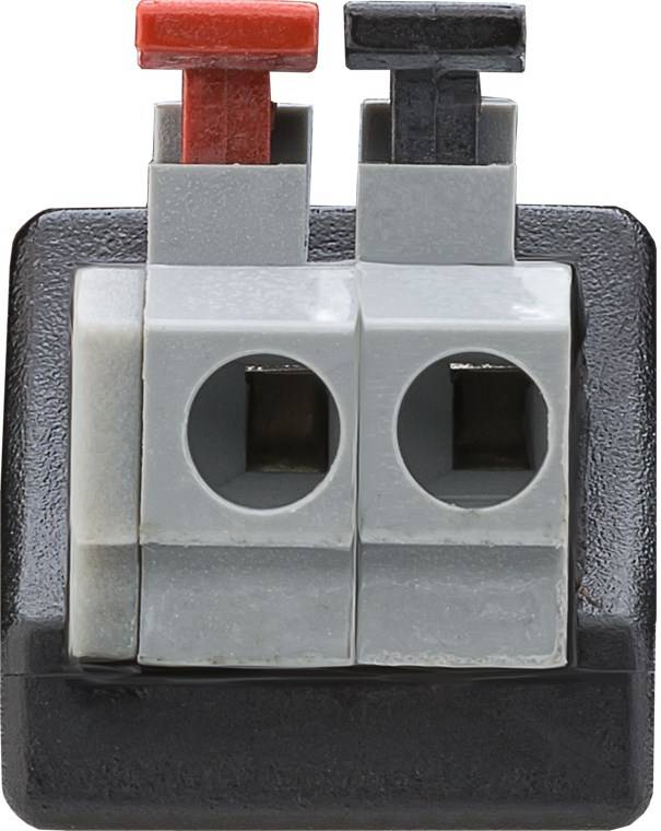 Goobay Terminal Block 2-pin > DC-Stecker (5,50 x 2,10 mm) Push-down-Klemmbefestigung-3