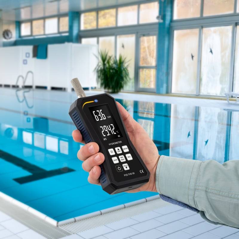 PCE Instruments Hygrometer PCE-THD 50S mit Sinterfilter-4