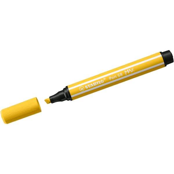Fasermaler Pen 68 Max Keilspitze gelb