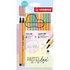 Filzstift / Fineliner Pen 68 / point 88 Etui Pastellove VE=12 Stiften 6 Farben