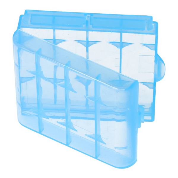 Universal AccuCell AccuSafe, Akkubox Aufbewahrungsbox Blau für AA/AA