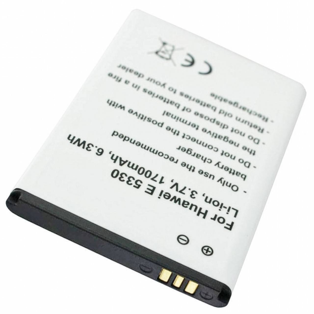 Akku passend für Huawei E5330, MEDION MDM9625, HB5F2H 3,7 Volt 1700mAh-0