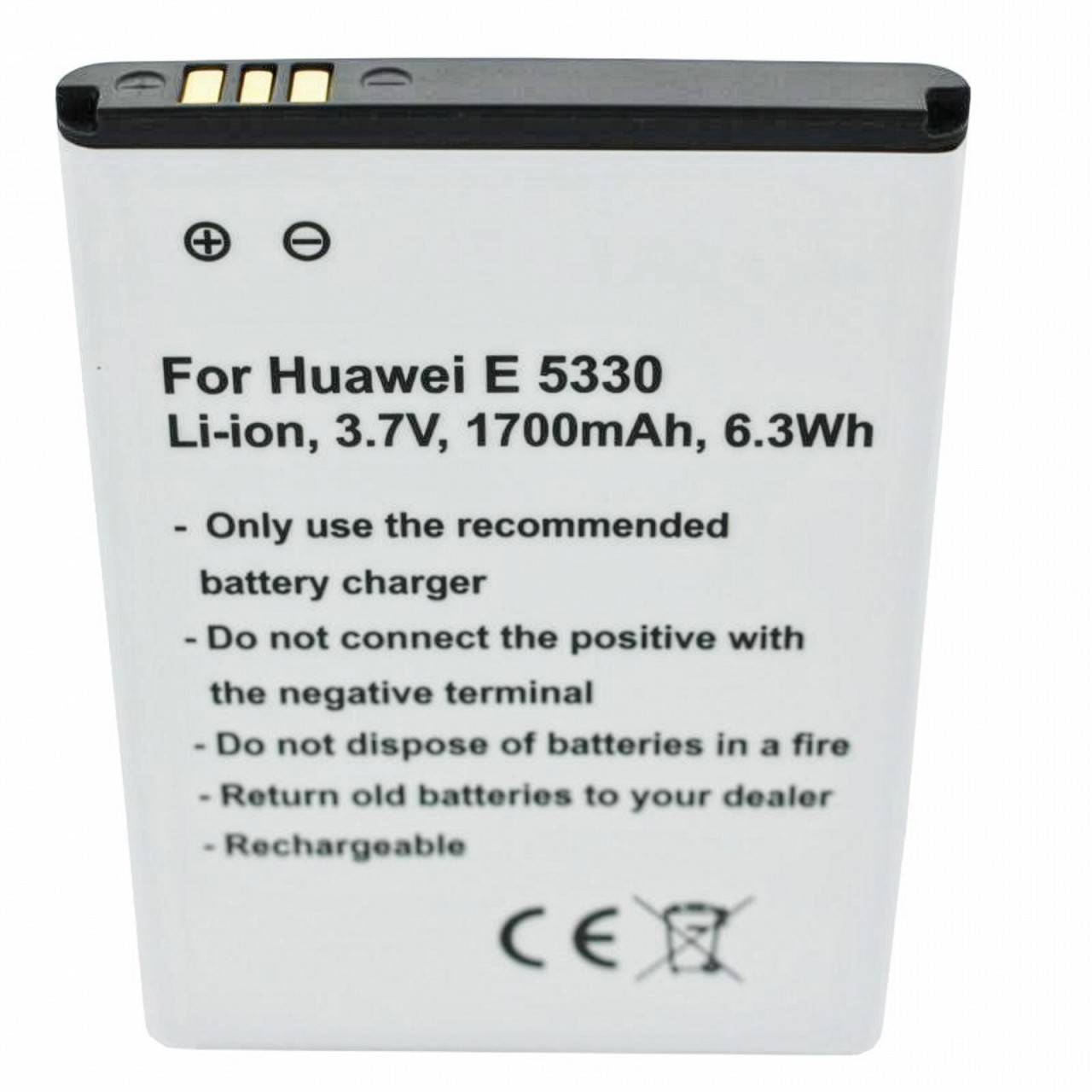 Akku passend für Huawei E5330, MEDION MDM9625, HB5F2H 3,7 Volt 1700mAh-1