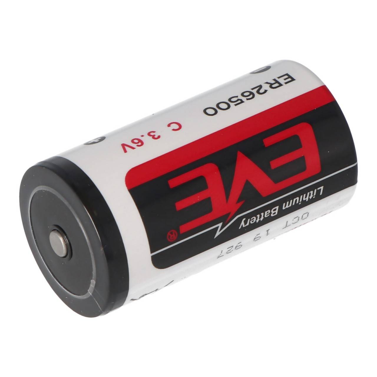 ER26500 Lithium Batterie C Size Bobbin ER 26500, 3,6 Volt 8500mAh mit schmalem Pluspol min. 0,3mm, max. 0,5mm-2