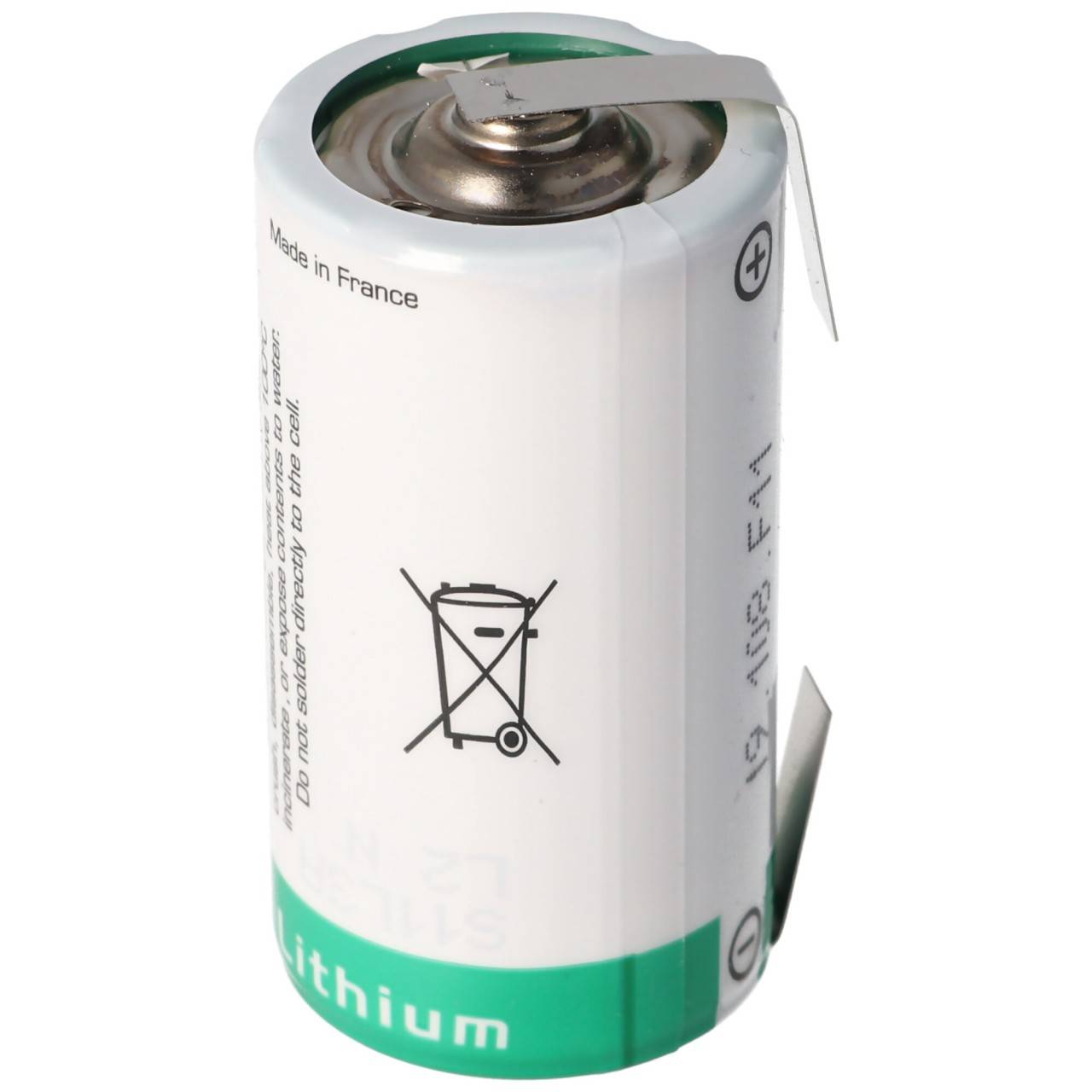 SAFT LS26500 Lithium Batterie Li-SOCI2, C-Size mit Lötfahne U-Form-3