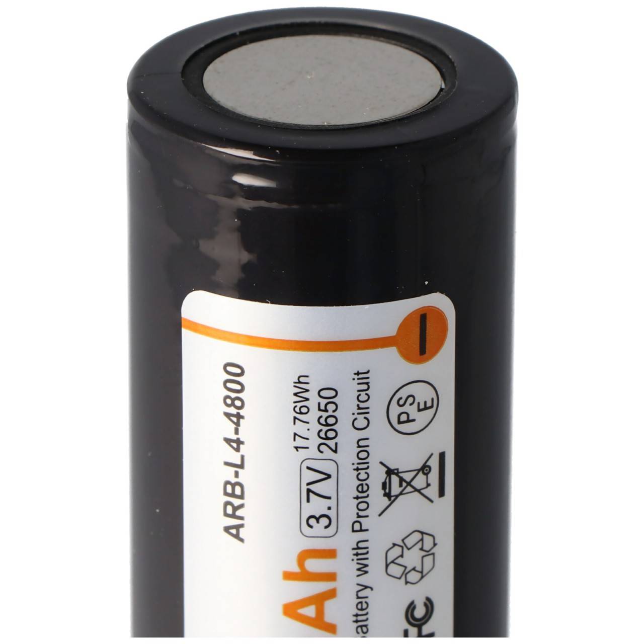 Fenix ARB-L4-4800 26650 Li-Ion Akku geschützt 3,7 Volt mit 4800mAh-2