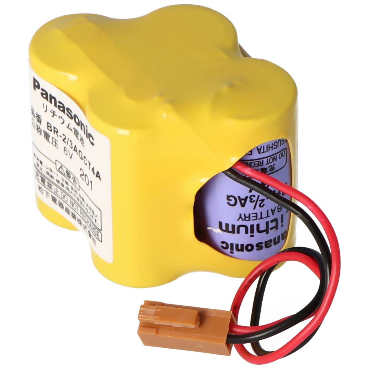 Panasonic Original Lithium Batterie 2400mAh CNC BR-2/3AGCT4A, Fanuc A98L-0031-0025, BR-2/3AG, mit Panasonic Zellen in...-0