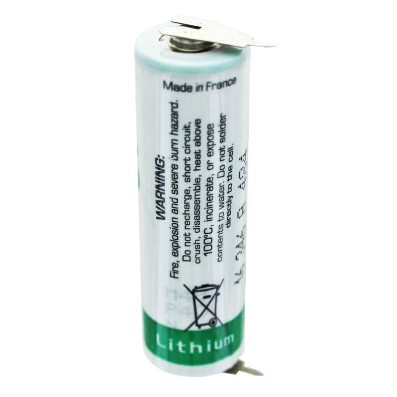 SAFT LS14500CNA Lithium Batterie mit 2er Print Kontakten-1