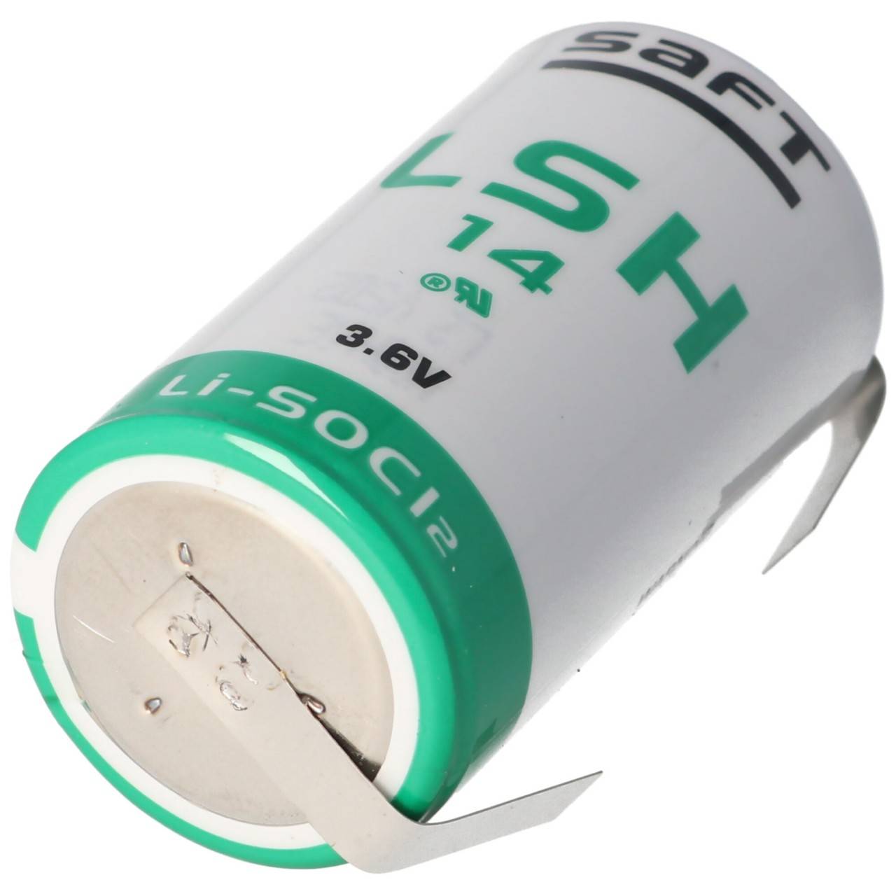 SAFT LSH 14 Lithium Batterie 3.6V Primary mit Lötfahne U-Form-1