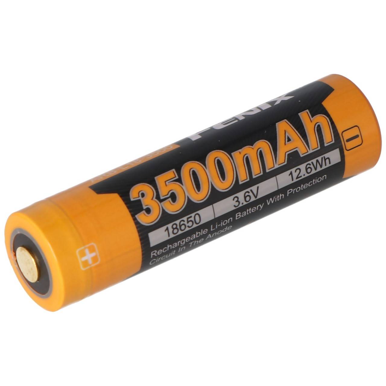 Panasonic 18650 Li-Ion Akku mit 3500mAh und 3facher Schutzschaltung, 68.66x18,4mm-3