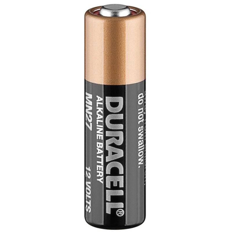 Duracell MN27, LR27 A Alkaline Batterie, 12 Volt, Abmessungen 28,8 x 8 mm-1