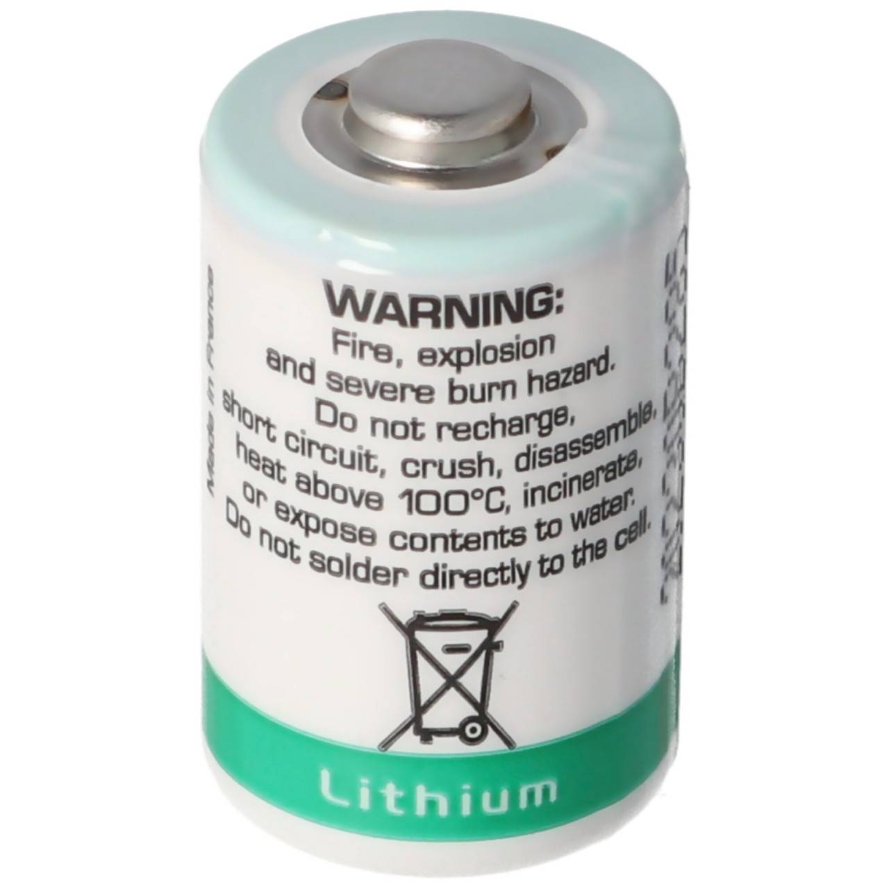 SAFT LS14250 Lithium Batterie Li-SOCI2, Size 1/2 AA LST14250-1