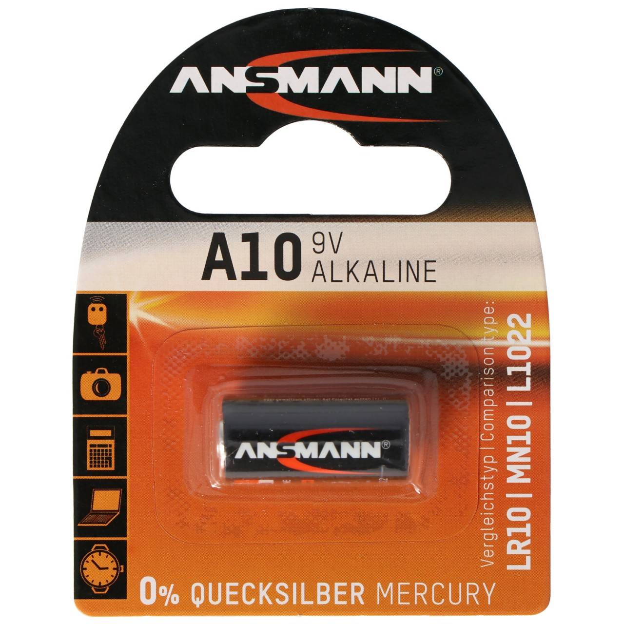 GP Batterie GP10A, 9 Volt Alkaline High Voltage Battery-0