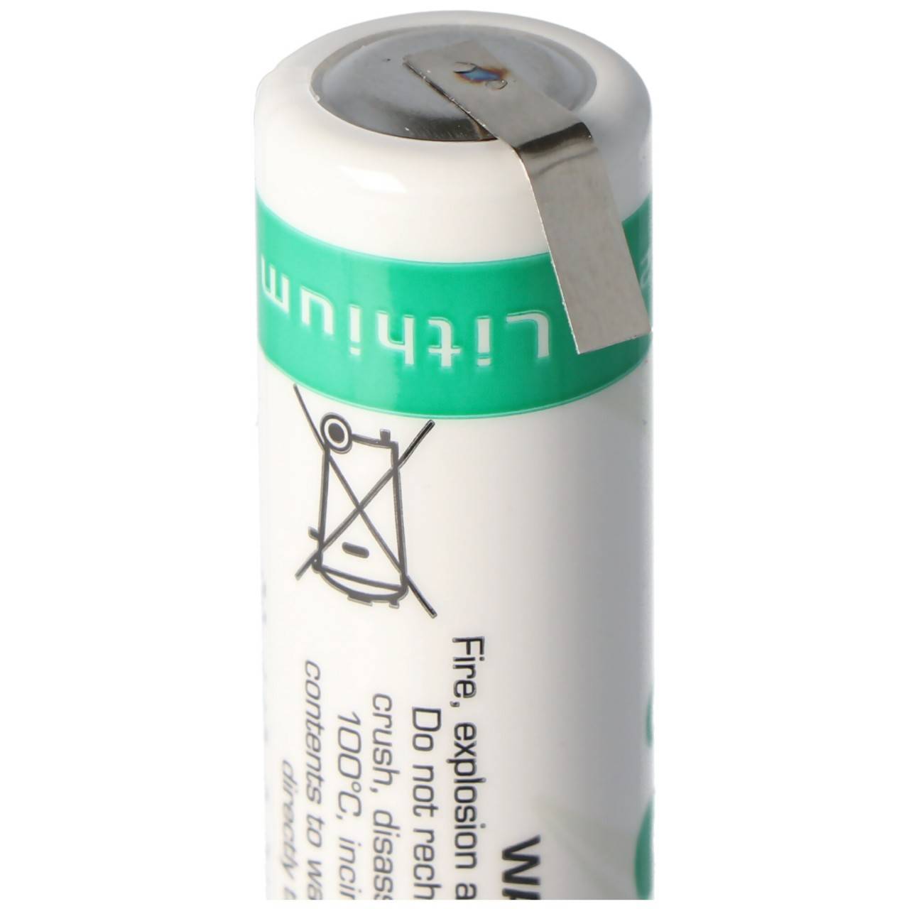 SAFT LS14500CNR Lithium Batterie mit U-Form Lötfahnen-2