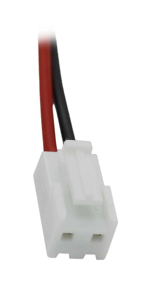 Notleuchtenakku NiMH 2,4V 4,2Ah F1x2 7/5 Sub-C mit Kabel und Stecker ersetzt Zumtobel 00072883-1