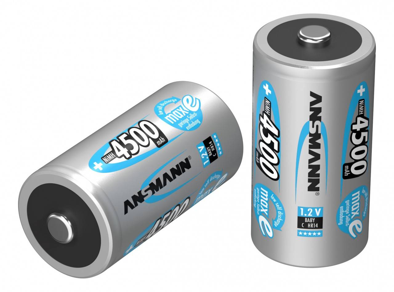 1x Ansmann NiMH-Akku Baby 4500mAh maxE-0