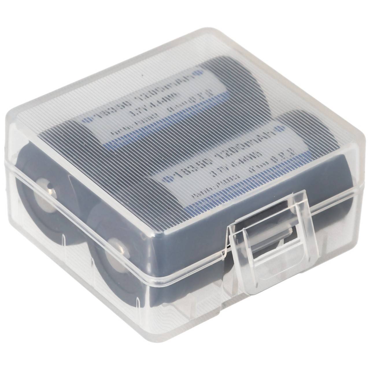 Soshine Akku Aufbewahrungsbox für 2x 18350 Akkus transparent-3