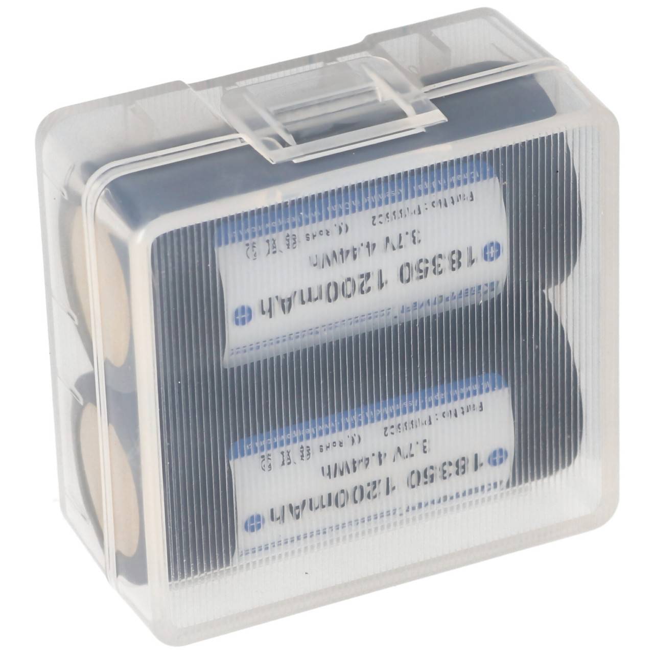 Soshine Akku Aufbewahrungsbox für 2x 18350 Akkus transparent-4
