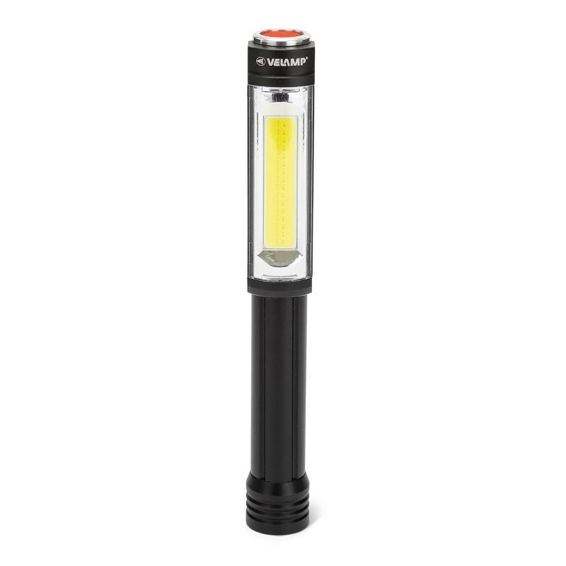 LED-Taschenlampe IN256 400 Lumen, Taschenlampe mit rotem Blitz, mit Clip und starkem Magnet, für Werkstatt, Notlagen...-1