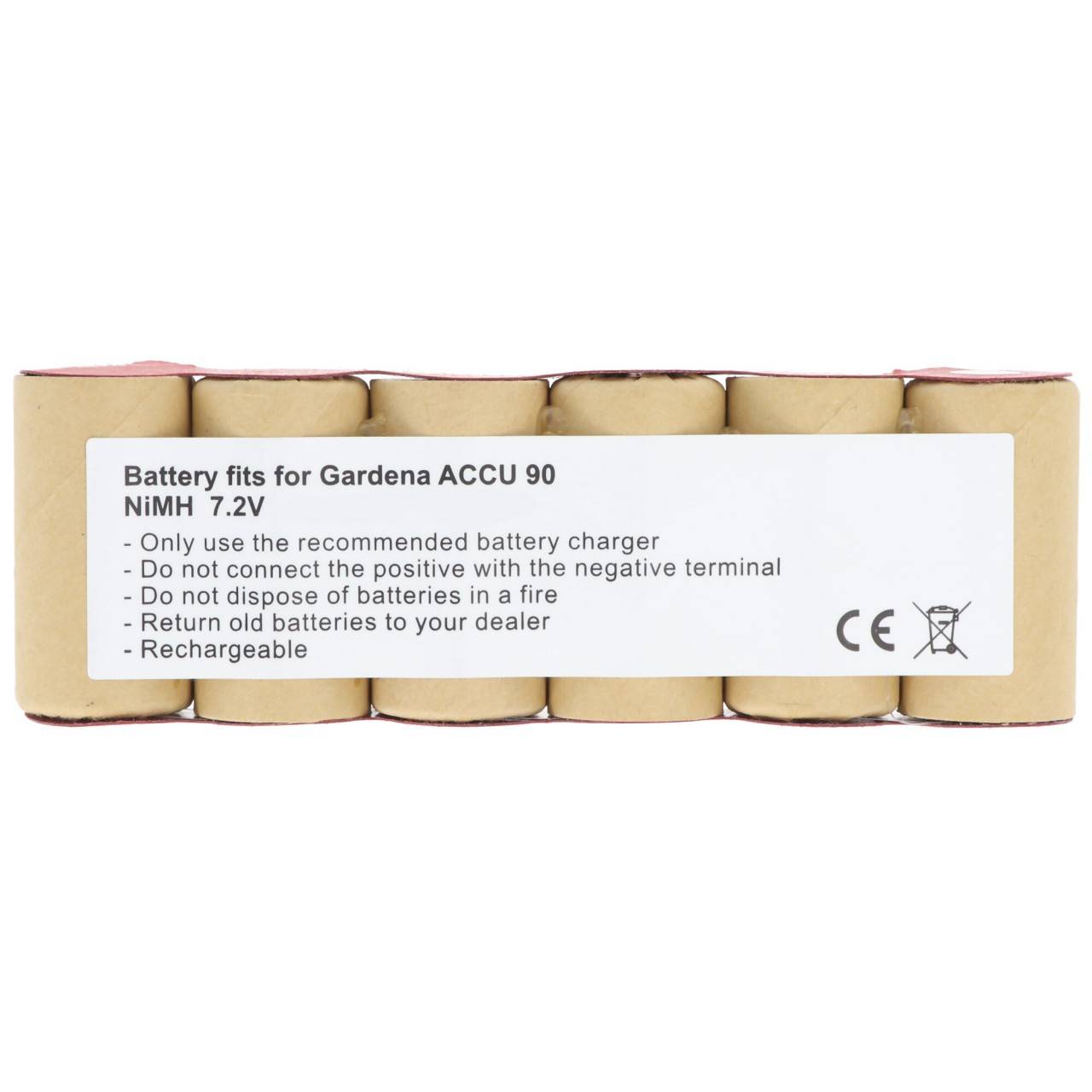 Ansmann ASN15HD Akku als Nachbau Akku NiMH mit 2000mAh-3