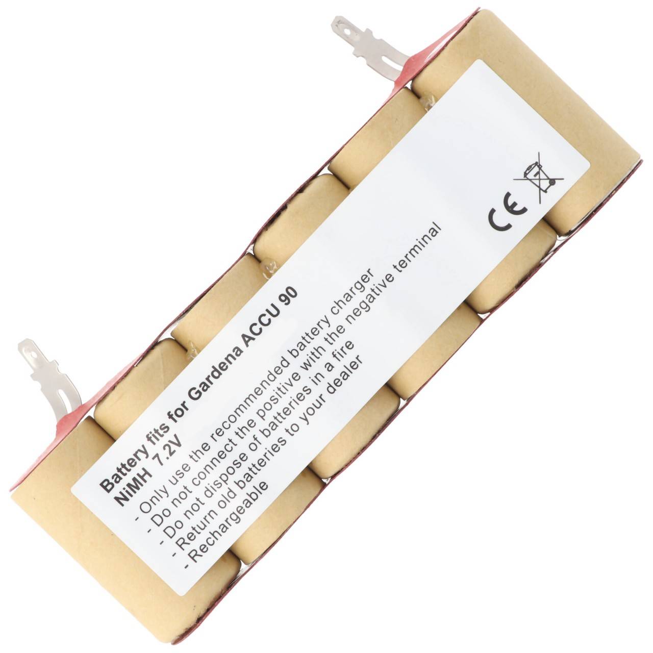 Ansmann ASN15HD Akku als Nachbau Akku NiMH mit 2000mAh-4