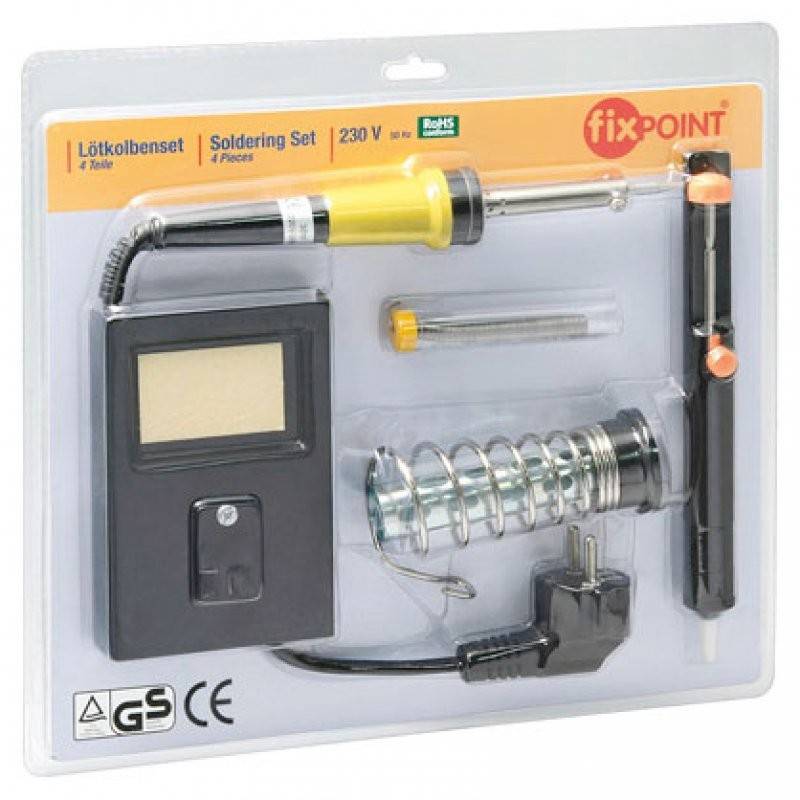 Lötkolben 30 Watt mit Ständer fixpoint mit GS und CE Zulassung-2