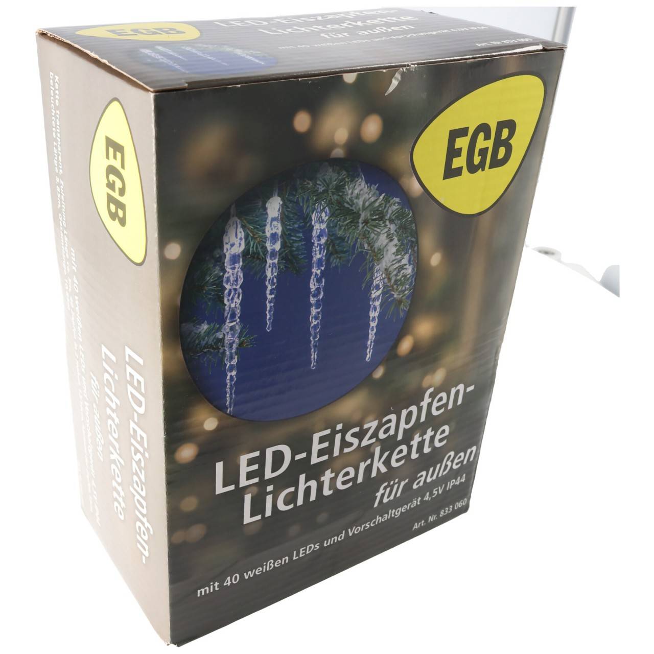 EGB LED-Eiszapfen-Lichterkette 40 Zapfen weiße LED 4027236043409-3
