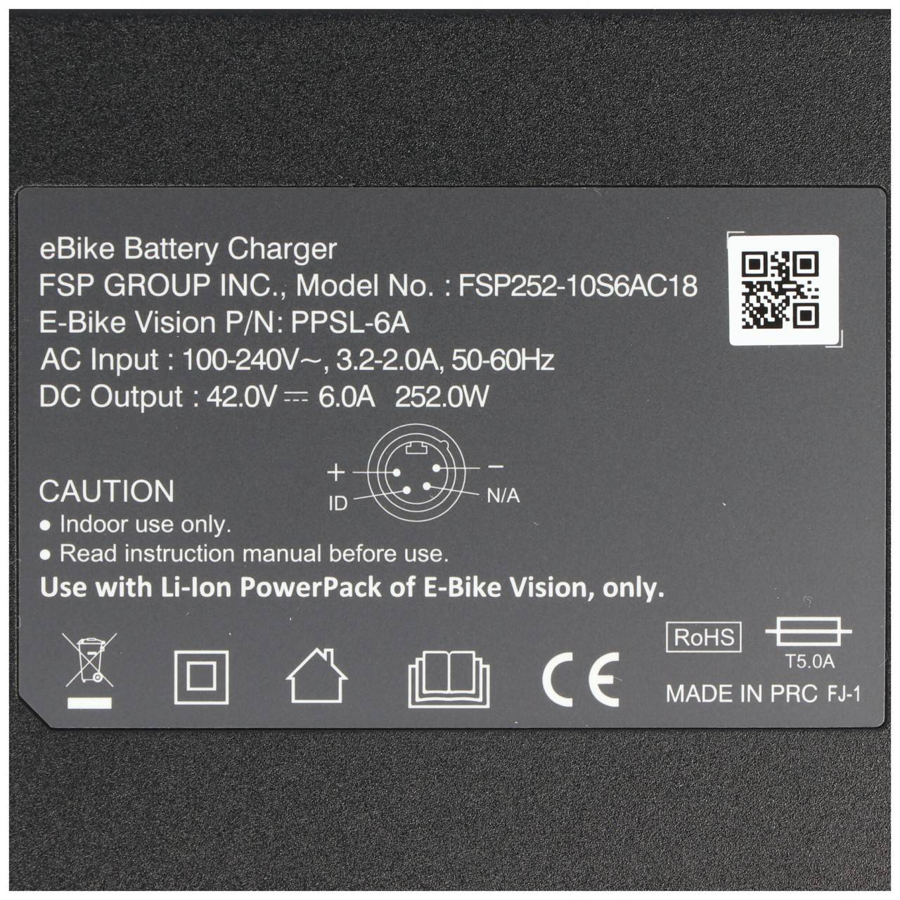 6A Ladegerät für e-bike Akku 36V das lautloses 6 A Ladegerät 36 V mit einem Gewicht von nur 630 Gramm, ohne Lüfter-2