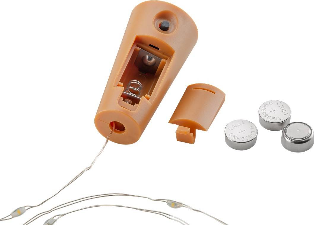 Goobay 3 x 10er LED-Flaschen-Lichterkette, inkl. Timer - Stimmungsvolle Leuchtdekoration für Glasflaschen-1