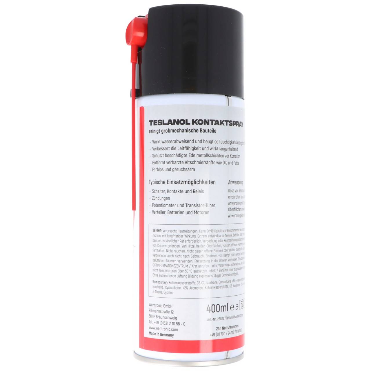Teslanol Kontakt- und Tunerspray 400 ml-3