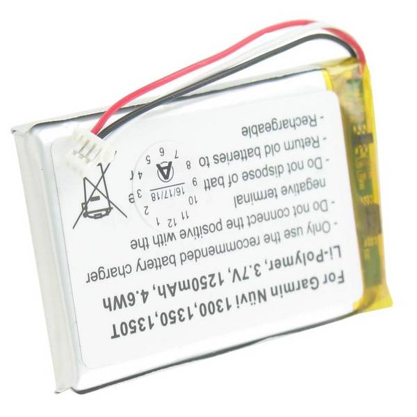 Akku passend für Garmin Nuvi 1300, 1350, 1350T, 1370, 1370T