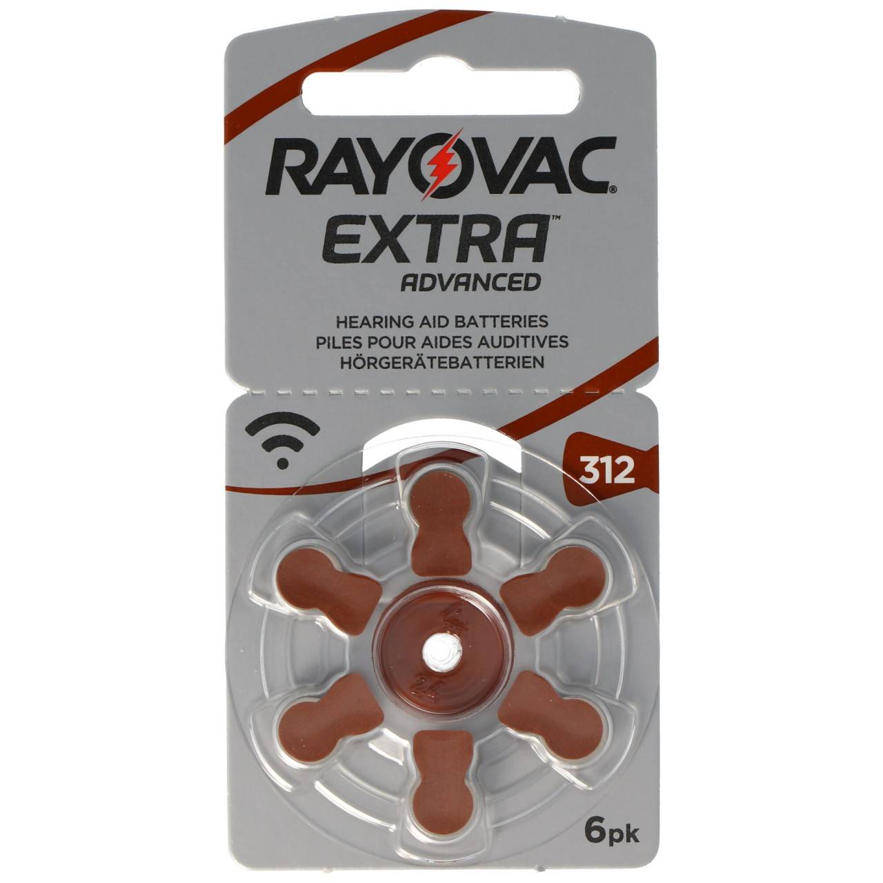 60 Stück Rayovac Hörgerätbatterie Varta HA312, PR41, 4607, Acoustic Special max. 180mAh, 5000252003205-1