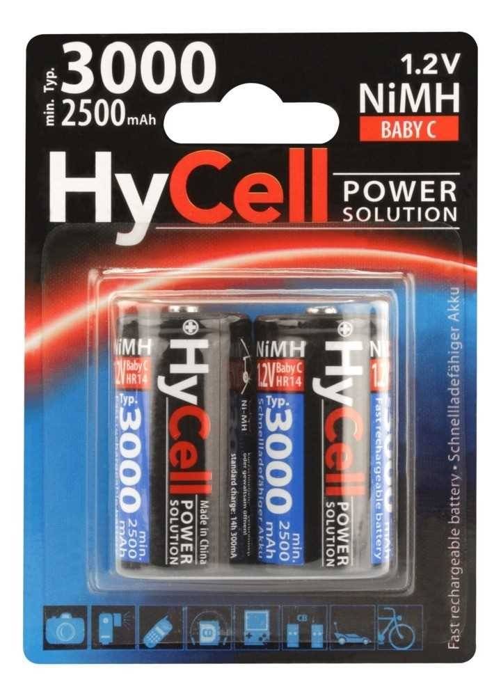 HyCell NiMH-Akku Typ 3000 Baby 2500mAh 2er Blister-0